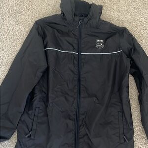 O'Neill Hawaii Black Mesh Lined windbreaker Jacket